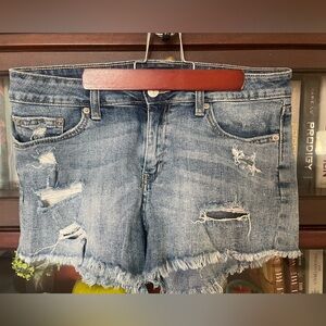 Just USA-Willa Mid Rise Denim Shorts-size 28